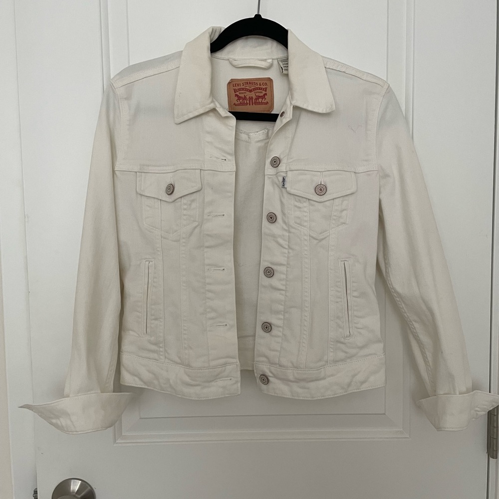 Levi’s White Denim Jacket